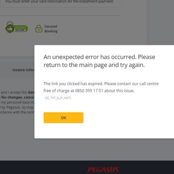 Pegasus Airlines Ticket Change Issues