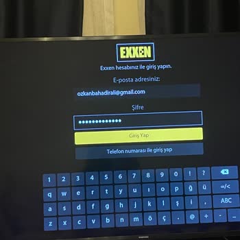 Exxen Üyelik Girişi Yapamıyorum.