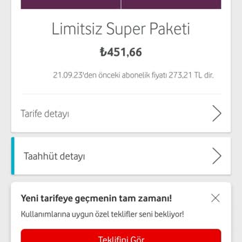 Vodafone Kafasına Göre Saçma Fiyat Belirliyor