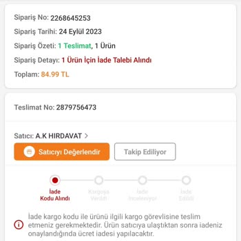 MNG Kargo Ürün İade Sorumsuzluğu