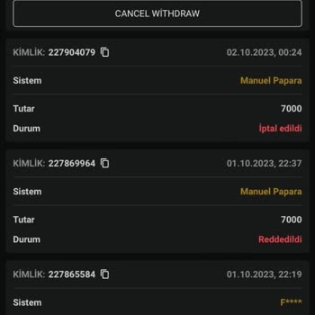 Nevacasino Sitesi Ödeme Yapmıyor