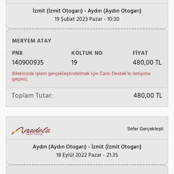 Obilet'ten Bilet Almadığım Halde Para Kesildi