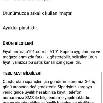 A101 Sipariş Nerede Neden İlgilenmiyorsunuz