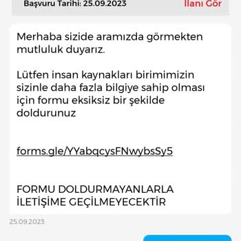 İşin Olsun Uygulaması İş İlanı