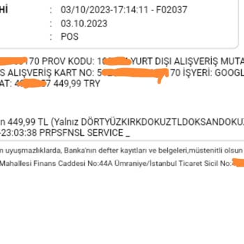 Ziraat Bankası Hesabımdan Sanal Pos Adı Altında Onayım Olmadan İşlem