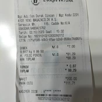A101 Çalışanının Müşteriye Karşı Hoş Olmayan Üslubu