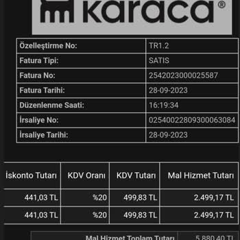 Karaca Züccaciye Eksik Ürün Gelen Kahve Makinesi