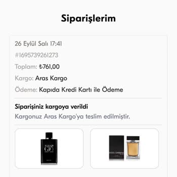 Rave Kozmetik Başka Parfüm Gönderme Ve Engellemek