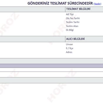 Evidea Siparişim Aslında Hiç Kargoya Verilmemiş!