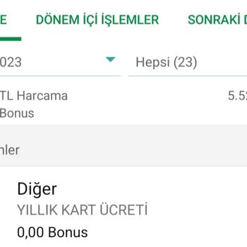 Garanti Bankası Yıllık Kart Ücreti