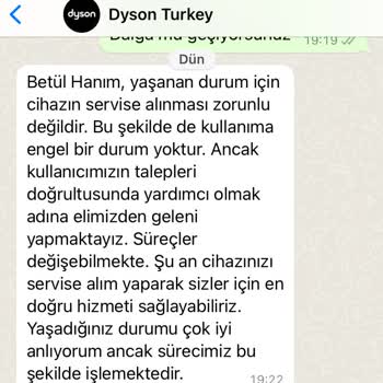 Dyson V15 Kauçuk Soyulması