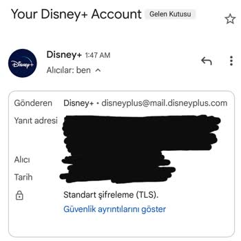 Disney+ Bilgim Dışında Gerçekleşen Üyelik
