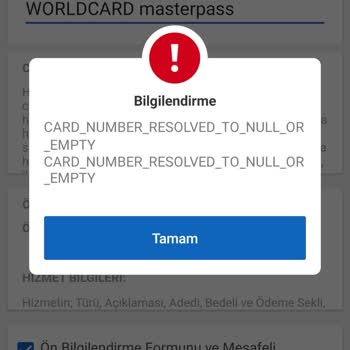 Sahibinden Masterpass Onay Kodu Hatası