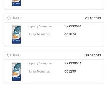 Pazarama Gelmeyen Kargo Kedi Maması