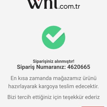 Wnt.com.tr Ürün Gönderimi Gecikti