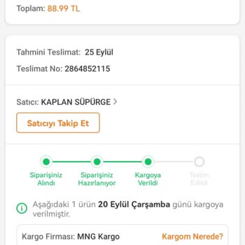 Trendyol Para İadesi Talep Etmekteyim.