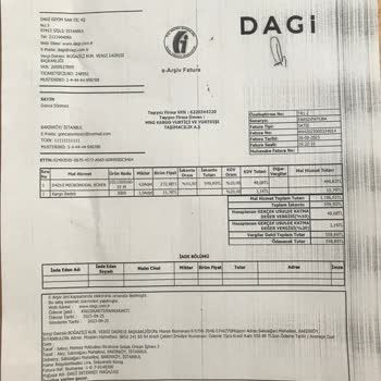 Dagi Eksik Ürün Cevap Yok