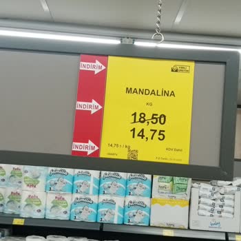BİM Mandalina 18.75 TL 14 75'e Düşmüş Ama 18 74'ten Alıyorlar