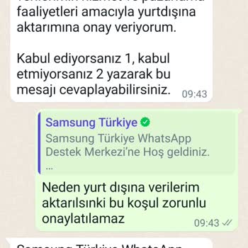 Samsung Kişisel Verilerin Yurt Dışına Pazarlanması