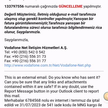 Vodafone Net Ev İnternet Modem Ücreti