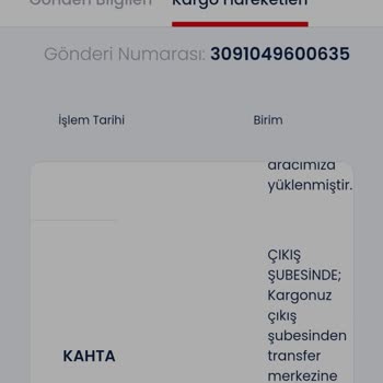 Aras Kargo Teslim Edilmeyen Kargo
