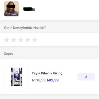Getir Kurtlu Yayla Pirinç