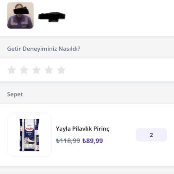 Getir Kurtlu Yayla Pirinç