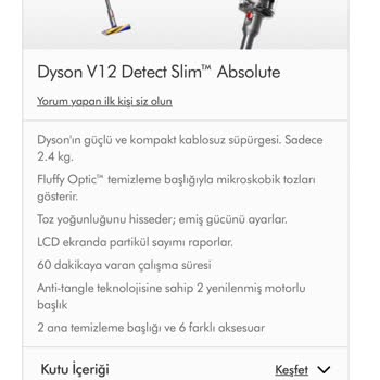 Dyson A Fazladan Ödeme