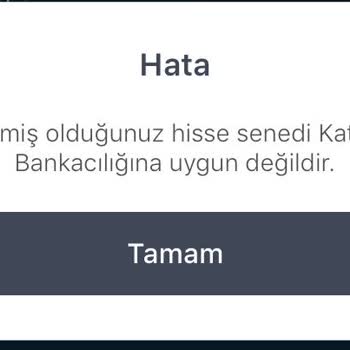 Türkiye Finans Hisse Senedi Satışında Sorun