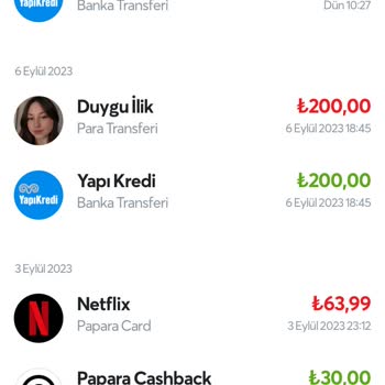 Papara Netflix Hesabımdan İki Kez Ücret Çekiyor