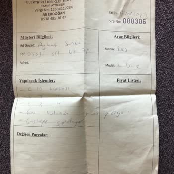 RKS Motor Sıfır Üründe Parça Tamiri