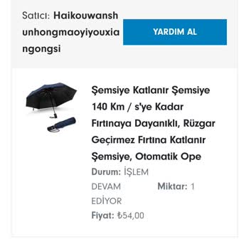 Fruugo Sipariş İptali Yapamıyorum