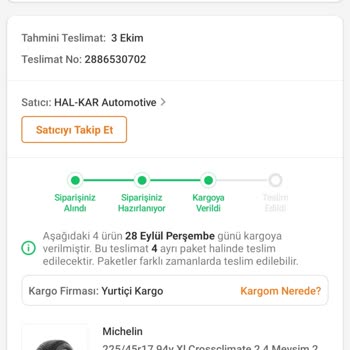 Trendyol Fatura Var Ürün Yok
