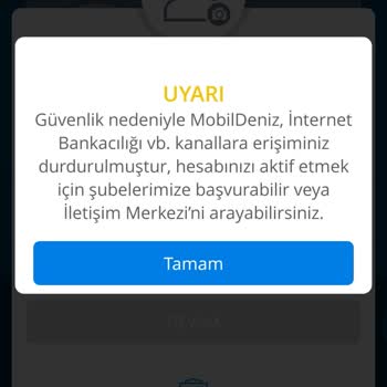 Denizbank Mobilimi Kafasına Göre Kilitledi!