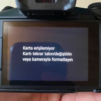 Canon SD Kart Sorunu