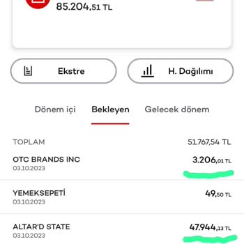Akbank Kredi Kartı Bilgim Dışında Çekim Sağlanması