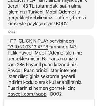 Turkcell Faturama Ekstra Borç