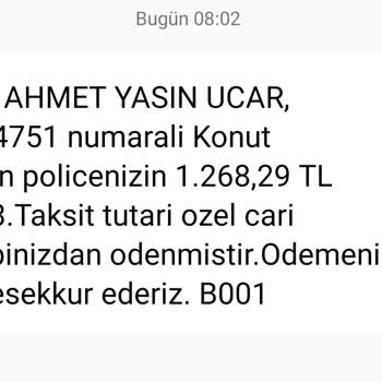 Bereket Sigorta Yangın Poliçesi Tekrarı