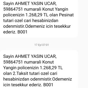 Bereket Sigorta Yangın Poliçesi Tekrarı