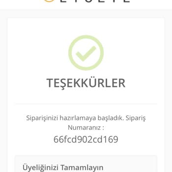 Etolye.com Sipariş Teslim Edilmedi
