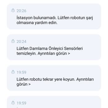 Yeedi Robot Süpürge Damlama Sensörü