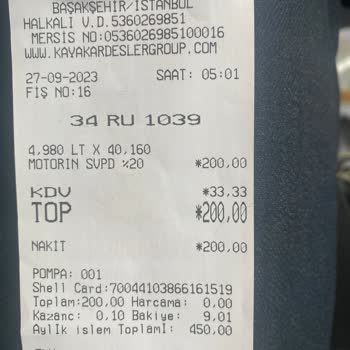 Shell'de Yakıt Aldım Ama Depoya Yakıt Yüklenmedi