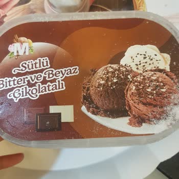 Migros Kırık Dondurma Kabı Erimiş Dondurma