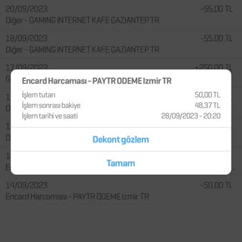 Banka Kartımdan Martı Adına 250 Lira Para Çekildi