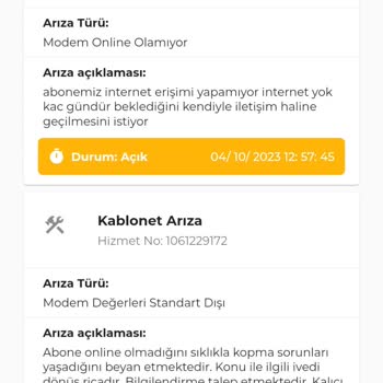Kablo Net İnternet Sorunumu Çözemiyor