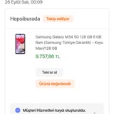 Hepsiburada.com Samsung Telefon Siparişim Gecikti.