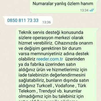 A101 P13 Blue Max L 2022 Cihazı Bozuk Çıktı Ve İade Etmek İstiyorum