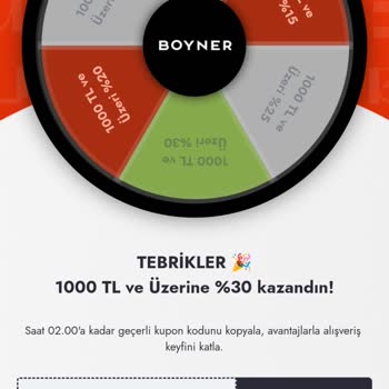 Boyner Uygulamasında Kuponlar Geçerli Değil
