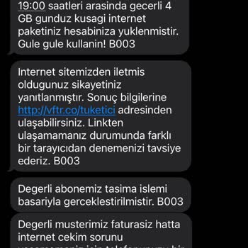 Vodafone Teyit Almadan Faturalı Hattımı Faturasıza Geçirdi