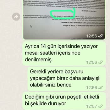 Gaus Butik'ten Trençkot Siparişi Verdim, Cayma Hakkımı Kullanamadım